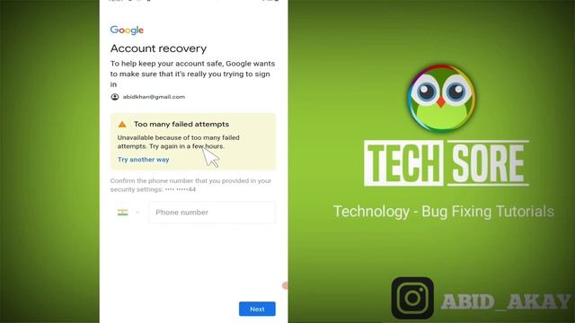 Fix Google || A Too many failed attempts unavailable because of too many failed attempts Try Proble смотреть онлайн