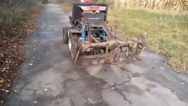 Фреза на минитракторе смотреть онлайн