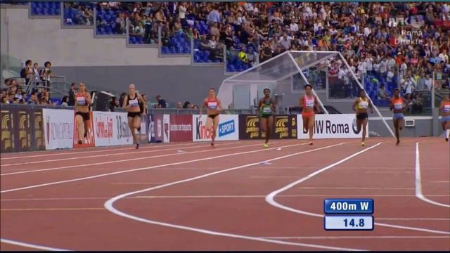 Diamond League Rome 2013 400M Women смотреть онлайн