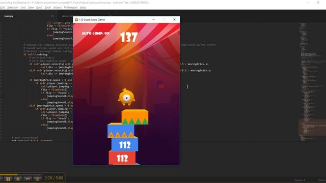 15-112 Term Project: Stack Jump смотреть онлайн