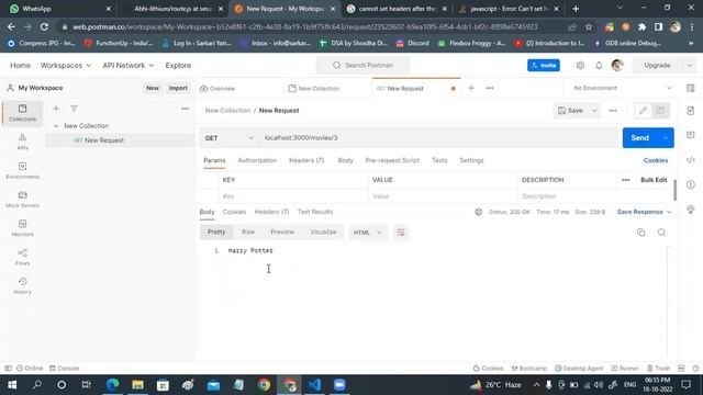 #2. Placement Series Node js Get API for beginner смотреть онлайн