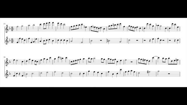G. F. Haendel, Sonata XVIII for flute and b. c. set for 2 alto recorders смотреть онлайн