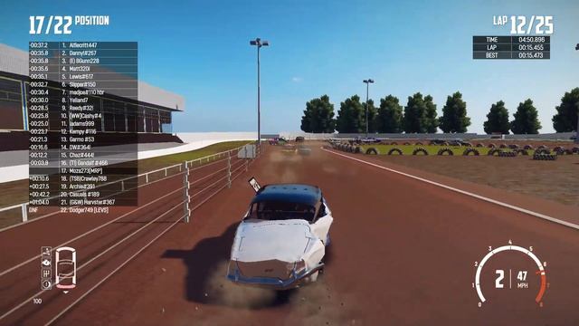 WRECKFEST Online Bangers: Northern Bangers - Belle Vue GBNF 07/09/21 - Final смотреть онлайн