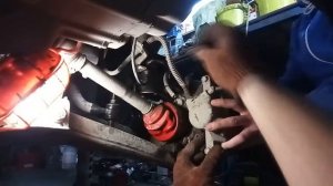 Снятие коробки передач Чери Фора