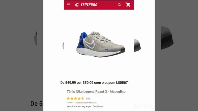 Tênis Nike Legend React 3 (corrida) смотреть онлайн