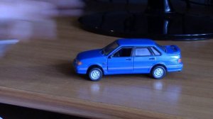 Обзор модели Lada 2115 Autotime  масштаб 1 38