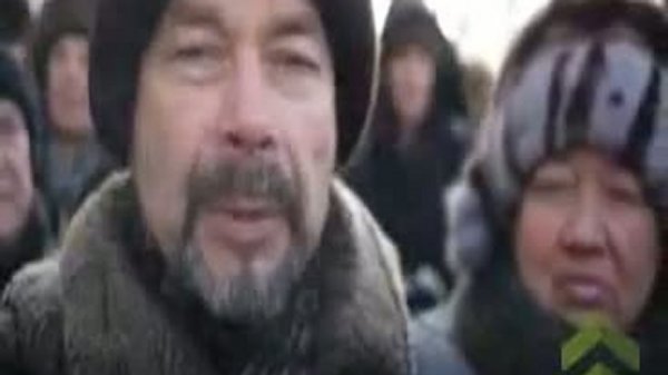 Бунт пенсионеров в г.Новосибирске 21 января 2011 года.