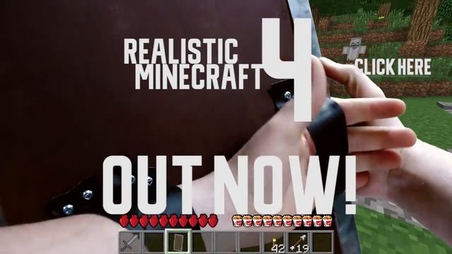 REALISTIC MINECRAFT 4 ~ OUT NOW! смотреть онлайн