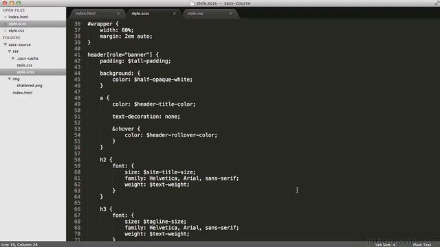 Sass Tutorial | Variables In Sass - Part 1 смотреть онлайн
