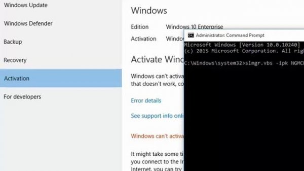 Error code 0x8007251D While Activating Windows 10 (Or 8)
