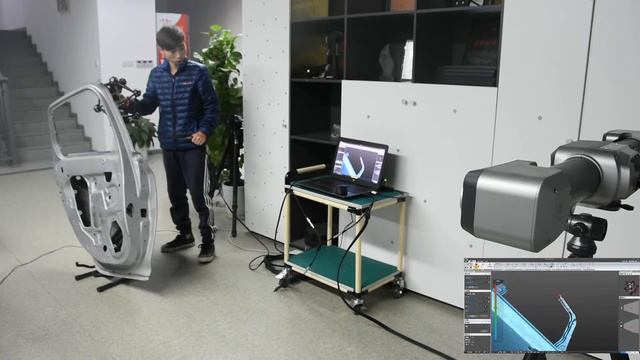 Portable Optical 3DScanner with Extremely Fast Scanning Speed | HYPERSCAN смотреть онлайн