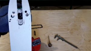 Пилорама из бензопилы урал. Как я установил Штильевскую шину на бензопилу урал.