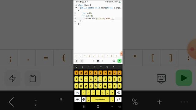 Java Program to check that given number is even or odd|ICSE class 9| if- else statement| смотреть онлайн