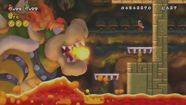 Another Super Mario Bros. Wii - 100% Co-op Walkthrough Part 26 смотреть онлайн