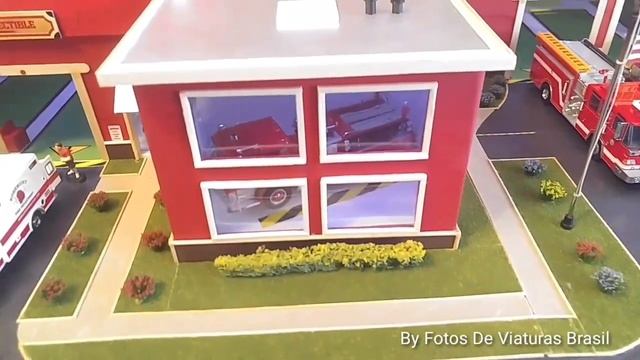 Fire Station 1:64 Scale with code 3 fire trucks. part 2 смотреть онлайн