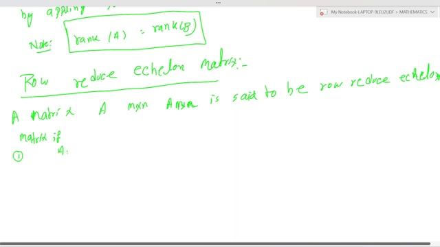 FULLY REDUCE NORMAL FORM ROW REDUCE ECHELON MATRIX смотреть онлайн