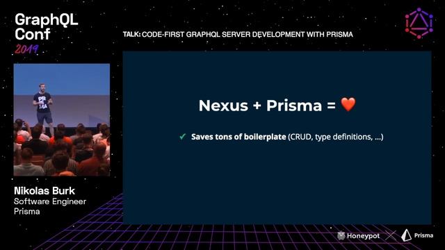 Code first GraphQL Server Development with Prisma — Nikolas Burk @ GraphQL Conf 2019 смотреть онлайн