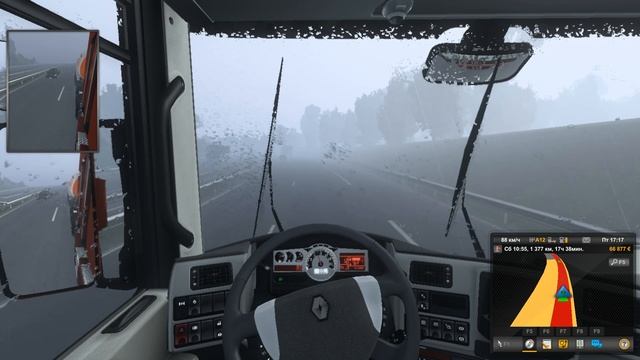 EUROTRUCK SIMULIATOR 2 ЕДЕМ В ПОРТУГАЛИЮ ПРОЕХАЛИ ГРОЗОВОЙ ФРОНТ! [ВИДЕО] смотреть онлайн