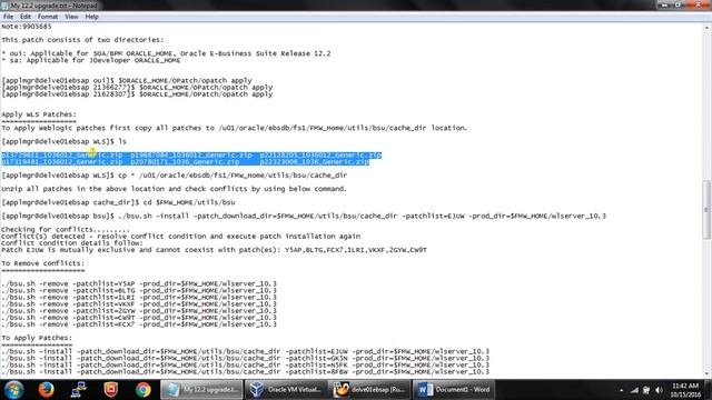 Oracle EBS apps Upgrade from 12 2 to 12 2 5 (start CD 51) смотреть онлайн