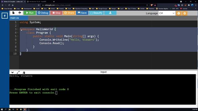 Introduction to C# | Module 3 | Lesson 1 смотреть онлайн