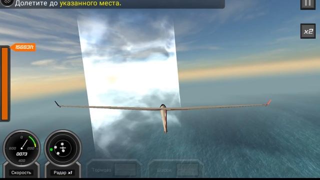 Flight Pilot Simulator 3D - Rise of a glider air - Level pilot | Game Flight Pilot | HD video смотреть онлайн