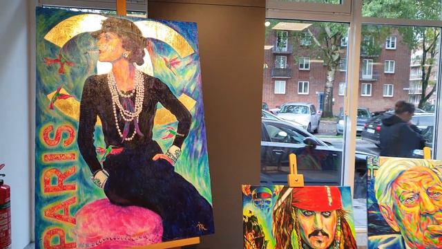 Pop Art Gallery Margarita zu Gast bei der HASPA in Hamburg Dulsberg 7. November 2019 смотреть онлайн