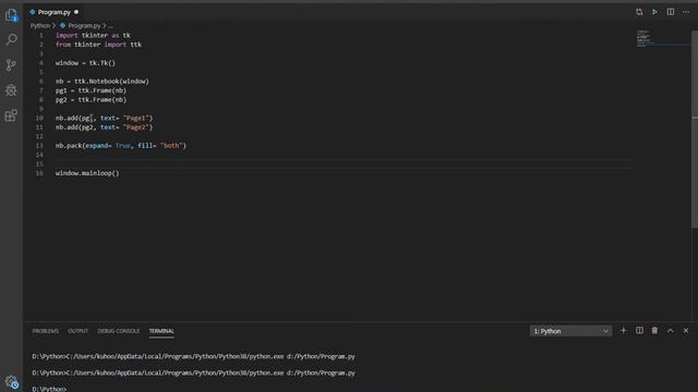 Tkinter #part13 || Tkinter NoteBook in tkinter || How to make Tkinter NoteBook in python tkinter смотреть онлайн