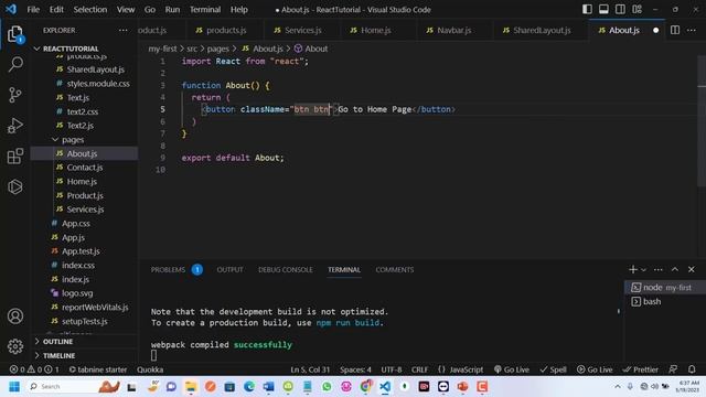 26. UseNavigate Hook смотреть онлайн