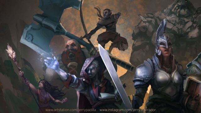 Crumbling World - Illustration time-lapse смотреть онлайн