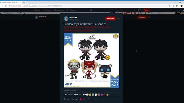 Funko reveals Persona 5 Pops! смотреть онлайн