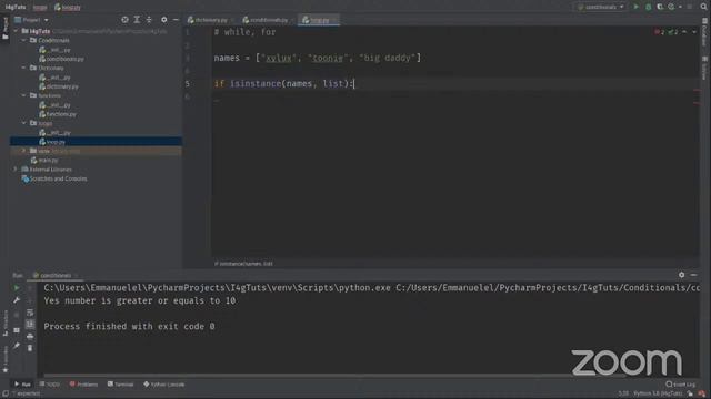 Python: Dictionaries, Conditionals and Loops смотреть онлайн