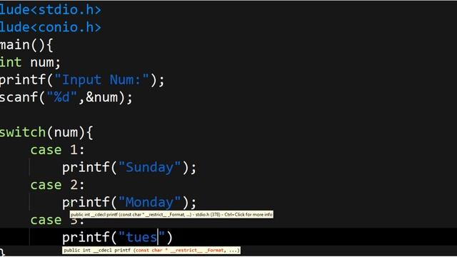 Switch case in C | C Programming | Switch case statement | for beginner смотреть онлайн