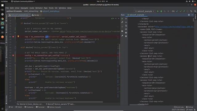 week 33 ncclient (netconf) смотреть онлайн