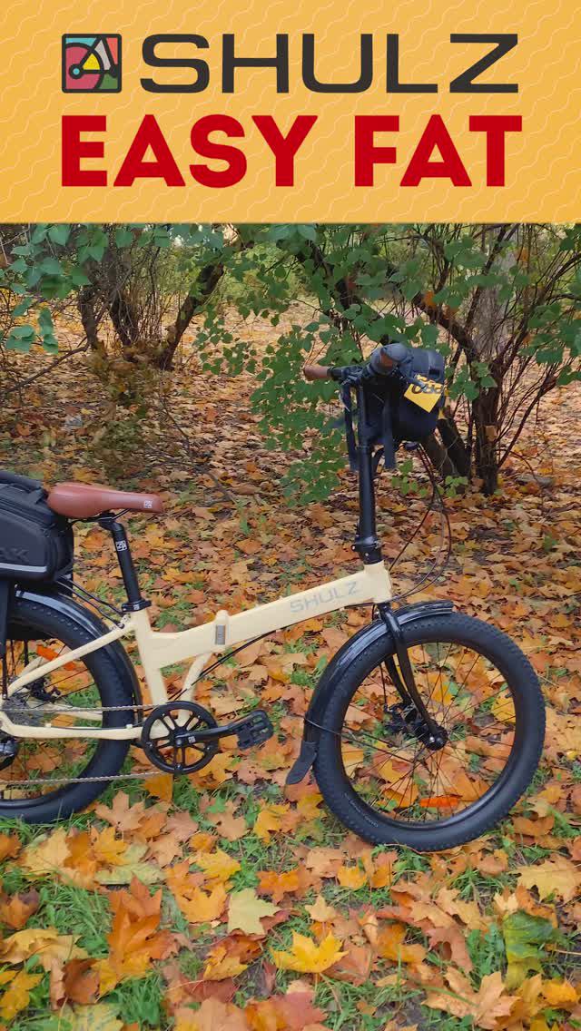 Складной велосипед Shulz Easy Fat (2024) | 8 скоростной полуфэт на 24'' колесах весом 16,7 кг смотреть онлайн
