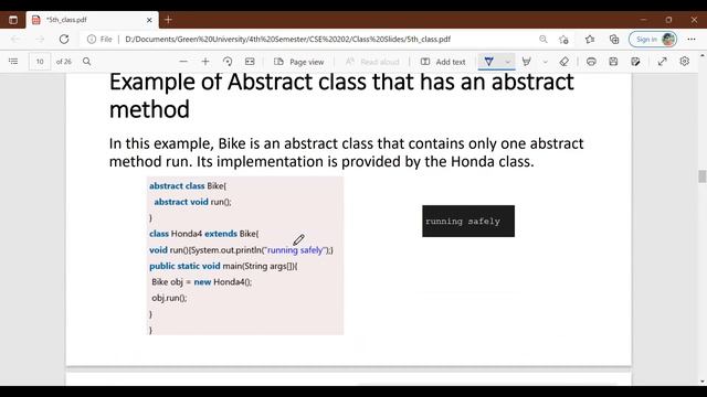 Java Abstract Class and Abstract Method Live Class Bangla | Java Abstract | Coding With Dada смотреть онлайн