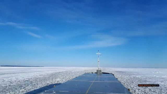 Судовождение во льдах Балтийского моря вблизи Хамина Финляндия. Март. Ice in the Baltic Sea смотреть онлайн