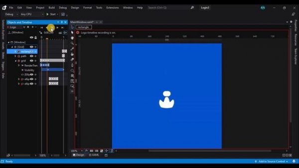 WPF Tutorial : XAML UI design in Visual studio blend 2019 | Sign Up Animation | C# WPF