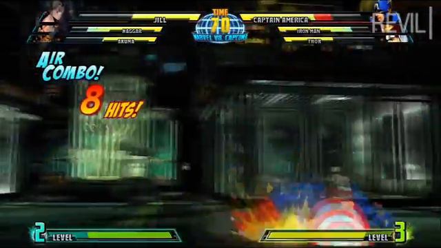 Marvel Vs. Capcom 3: Fate of Two Worlds Jill Gameplay смотреть онлайн