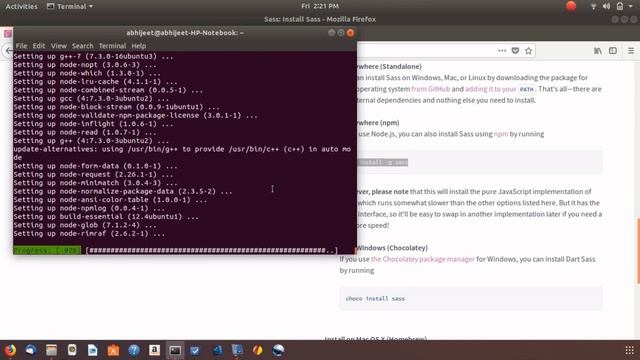 How to install SASS in Ubuntu смотреть онлайн