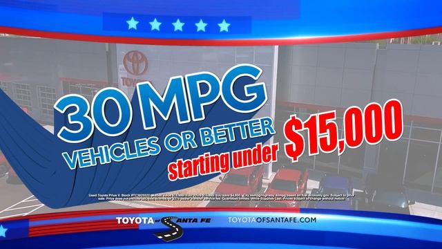 Red White & You 30MPG at Toyota of Santa Fe | New Mexico Toyota Dealer смотреть онлайн
