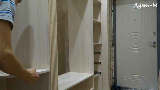 Сборка шкафа для прихожей в ускоренном режиме смотреть онлайн