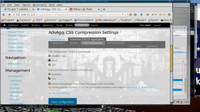 Drupal 7 website testing with Yellow Lab Tools and Chromium смотреть онлайн