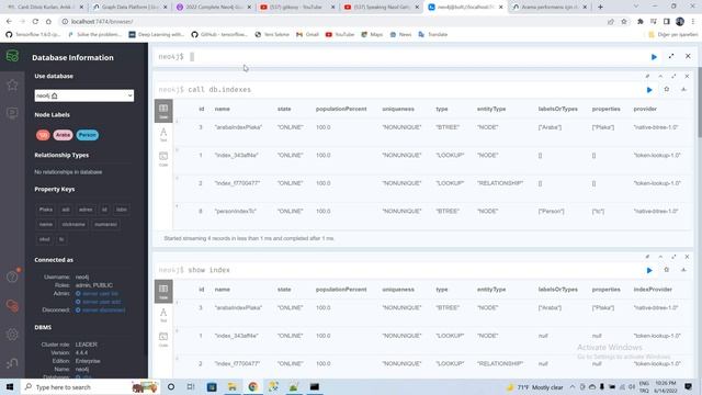 Neo4j Dersleri 18. Index Oluşturma смотреть онлайн