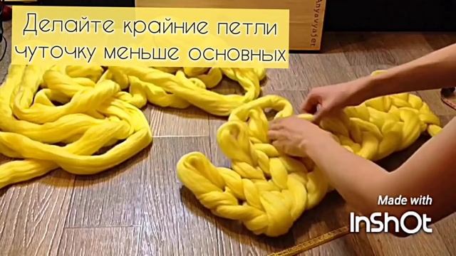 Мастер-класс плед крупной вязки из толстой пряжи смотреть онлайн