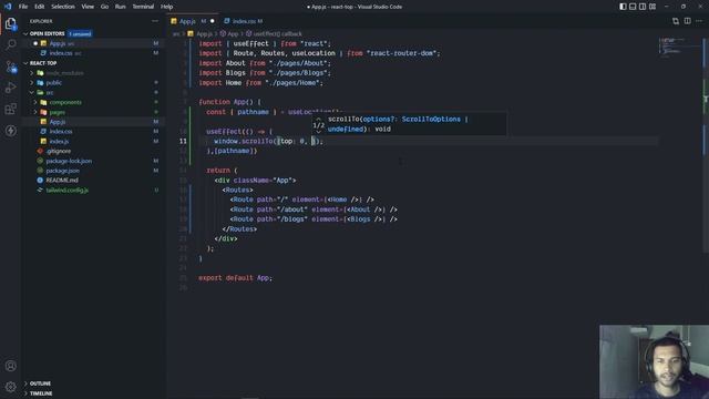Scroll To Top on Route Change In ReactJS | Scroll To Top On Page Change (React Router) смотреть онлайн