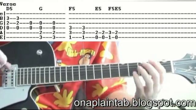Nirvana On A Plain Guitar Lesson with Chords and TAB Tutorial смотреть онлайн