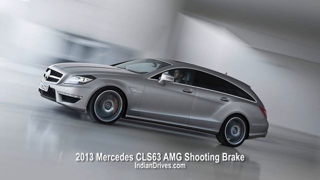 2013 Mercedes CLS63 AMG Shooting Brake - Unveiled смотреть онлайн