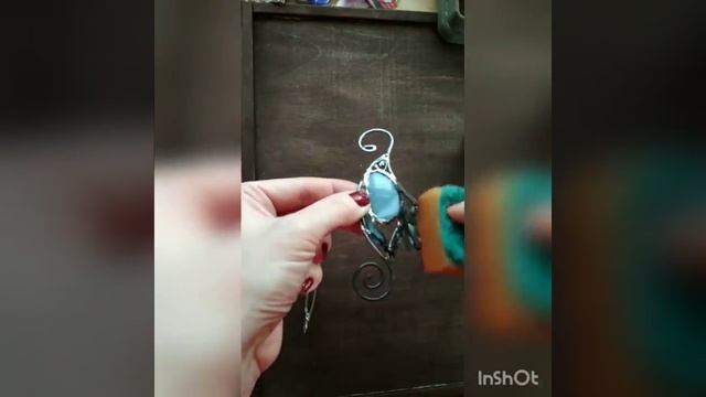 Заколка для волос. Техника Тиффани. Часть 2