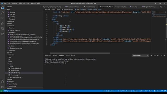 Laravel Tamil Beginner tutorial - Laravel Blog CRUD Part 1 Intro setup #v13 смотреть онлайн