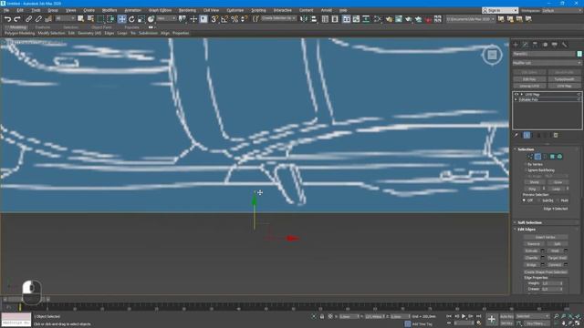 3ds Max. Моделирование автомобиля 1 – расставляем чертежи смотреть онлайн